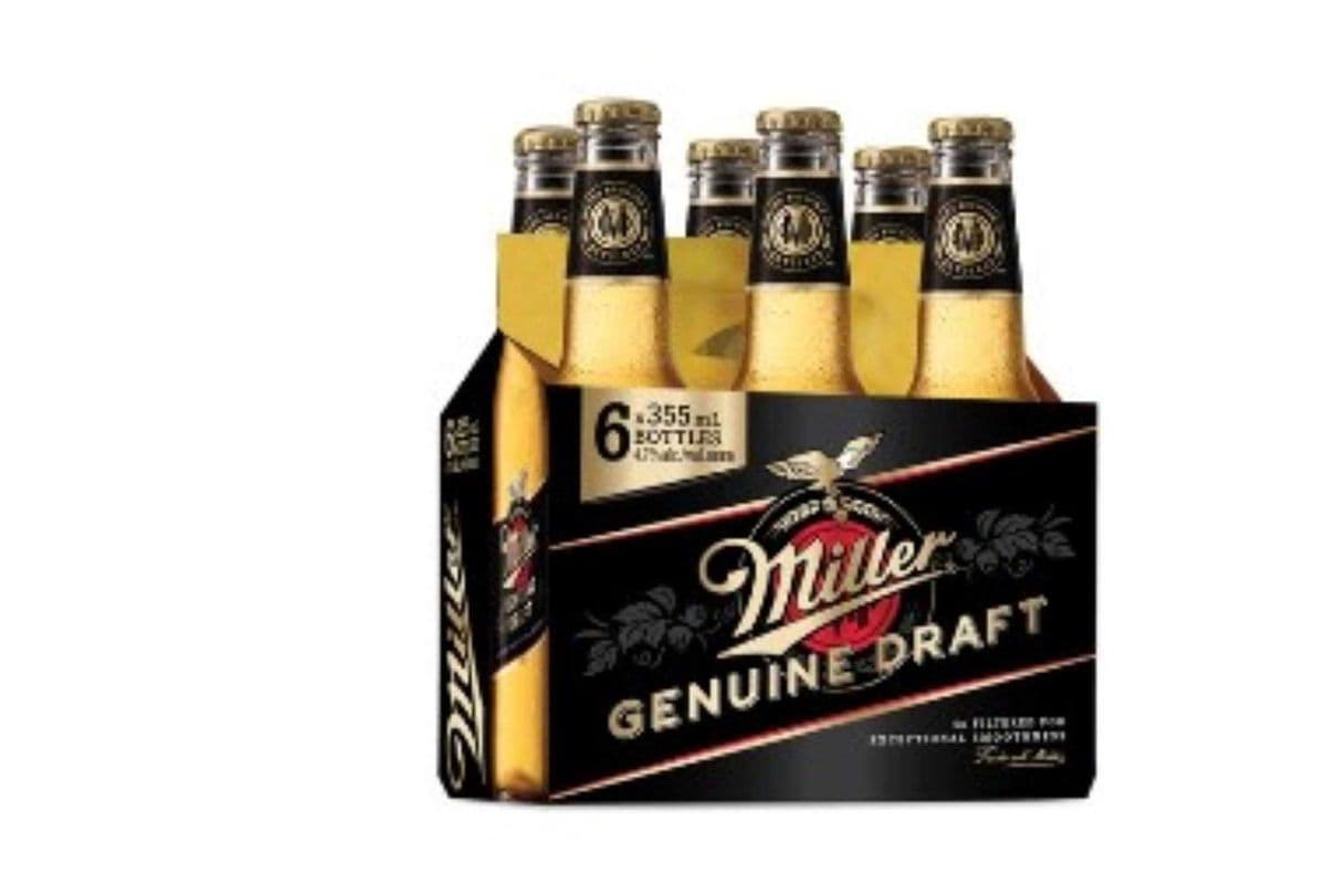 Miller Genuine Draft 6 x 355 ML Bottles (1 x 355 ML)