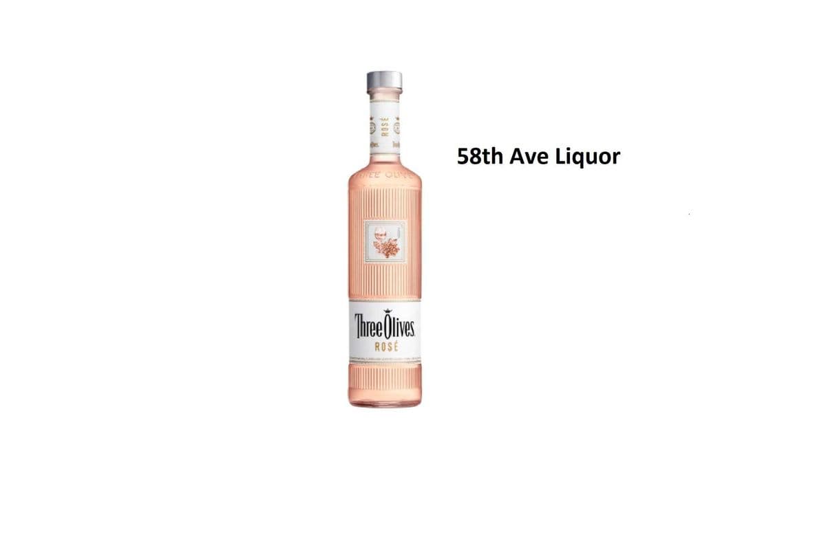 THREE OLIVES ROSE VODKA (1 x 750ML)