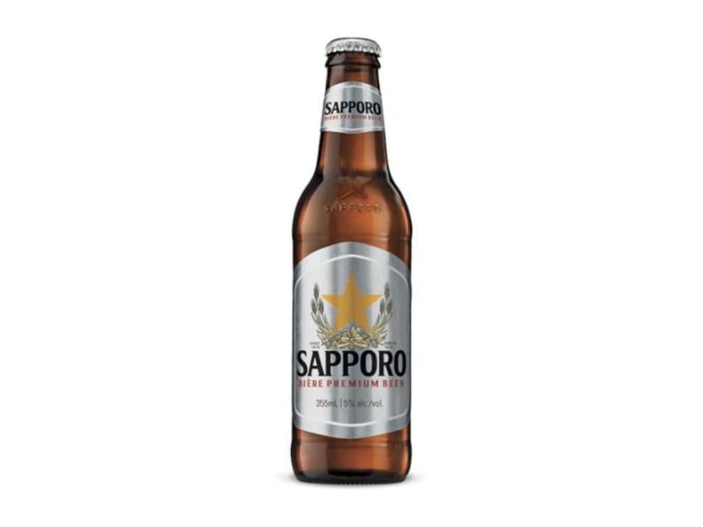 Sapporo, 355mL Beer (5.0% ABV)