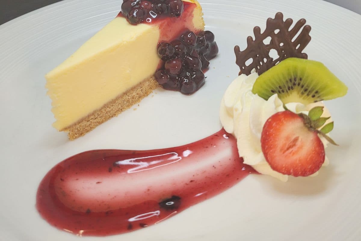 Saskatoon Berry Cheesecake