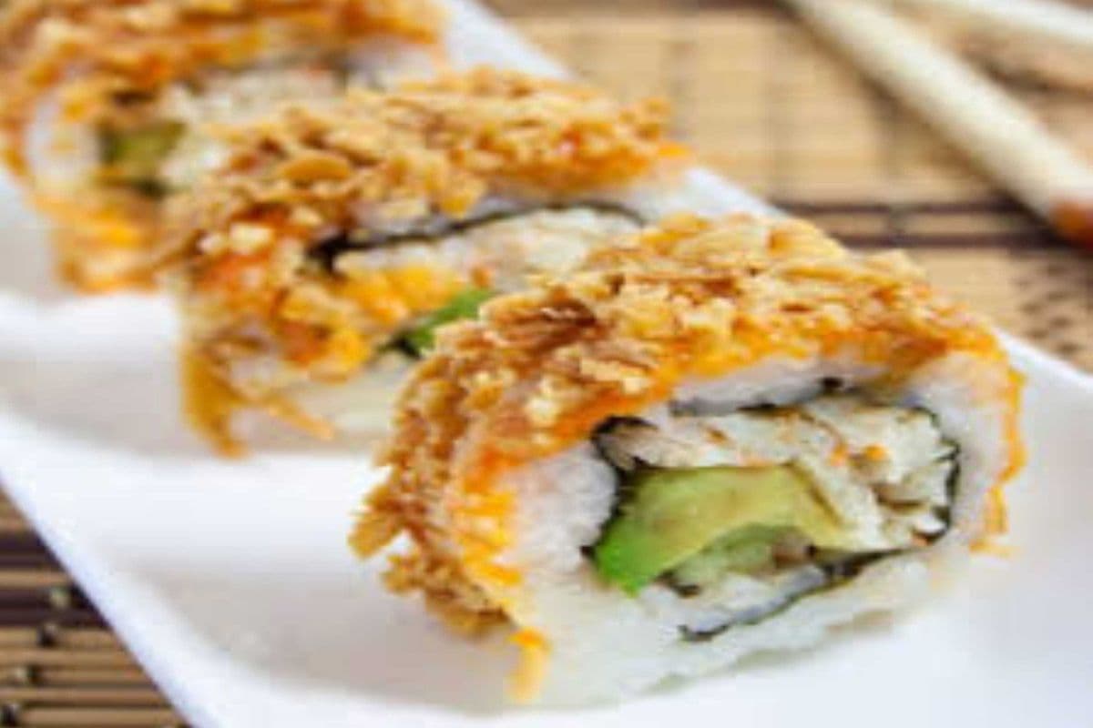 326. Gold California Roll (Deep Fried)