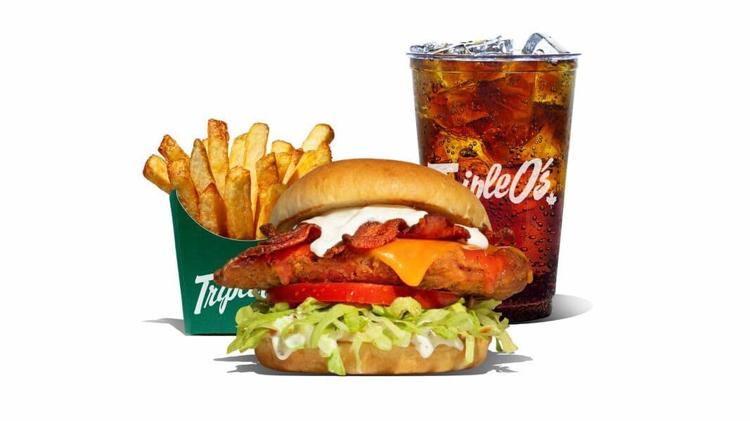 Buffalo Chicken Burger Combo