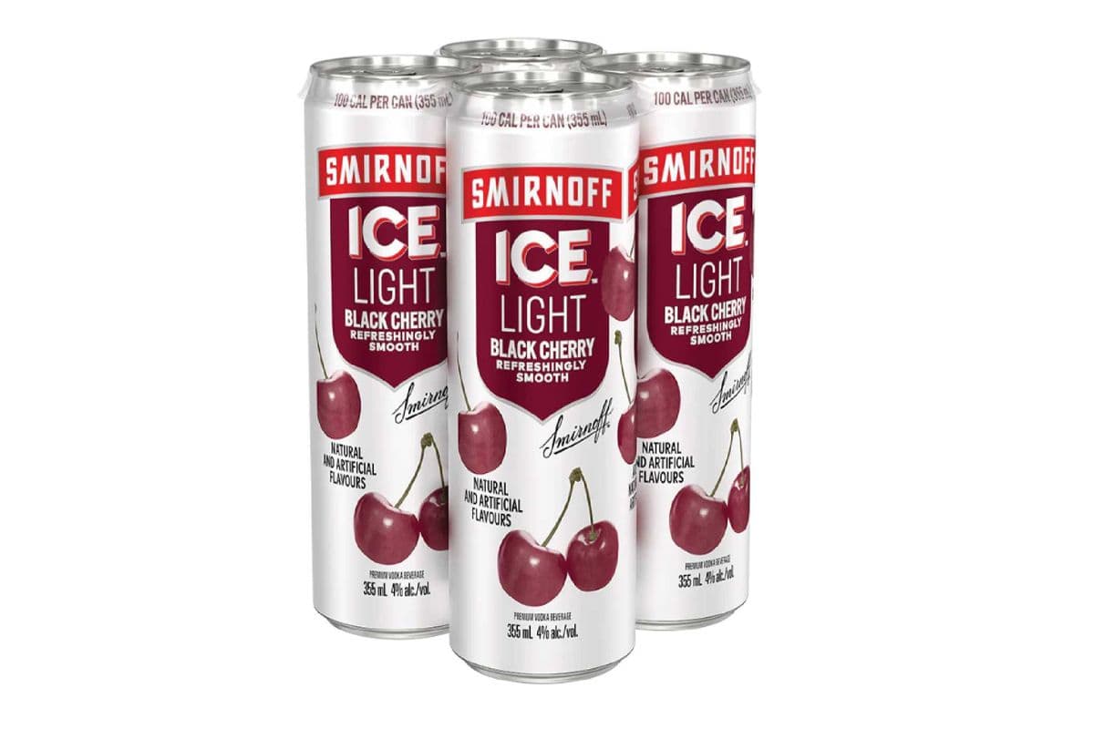 Smirnoff Ice Light Black Cherry (4 x 355 ml)