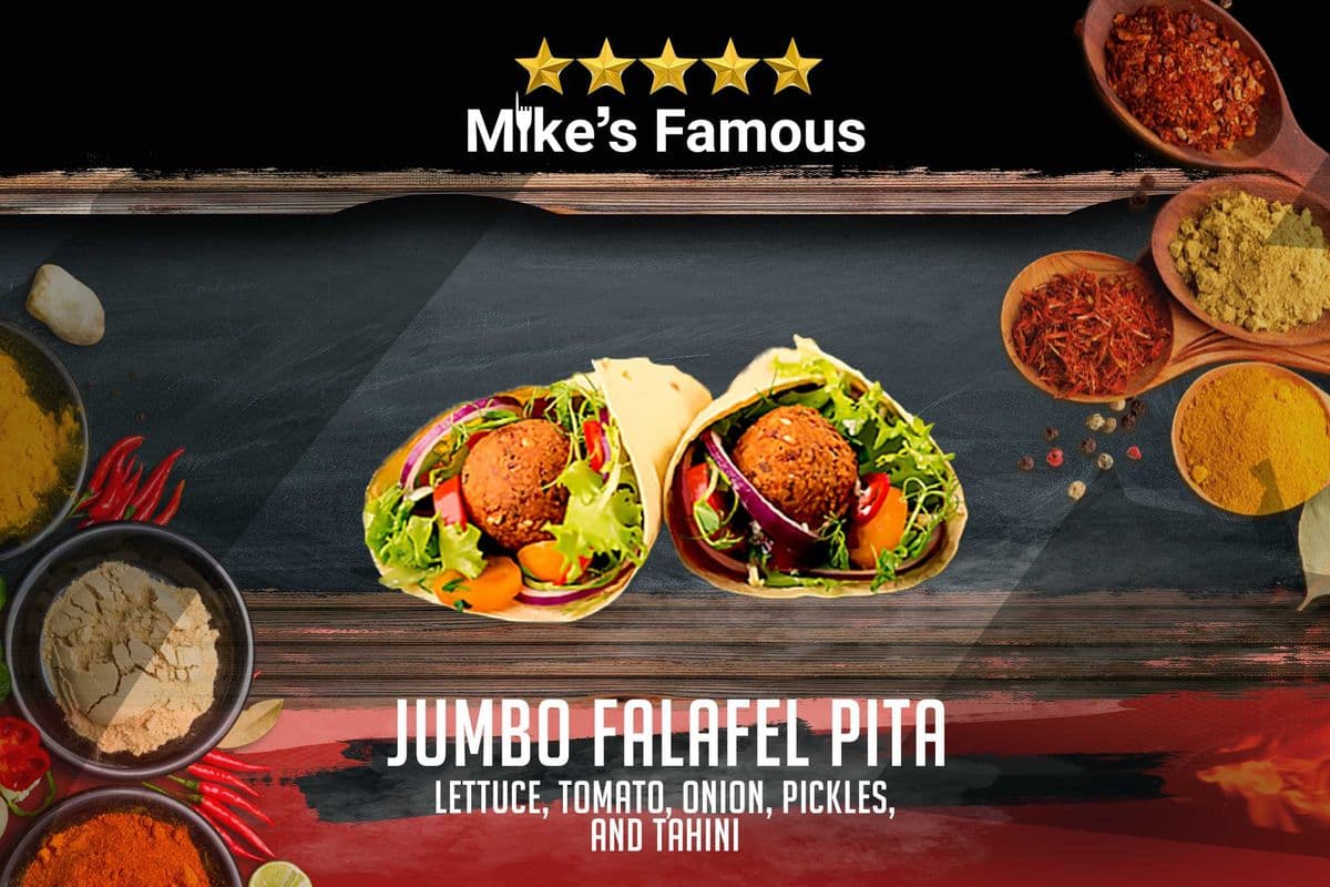 Jumbo Falafel Pita
