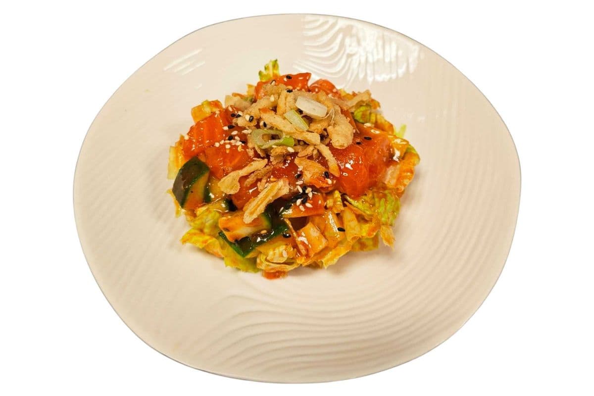 Spicy Yuja Salmon Salad