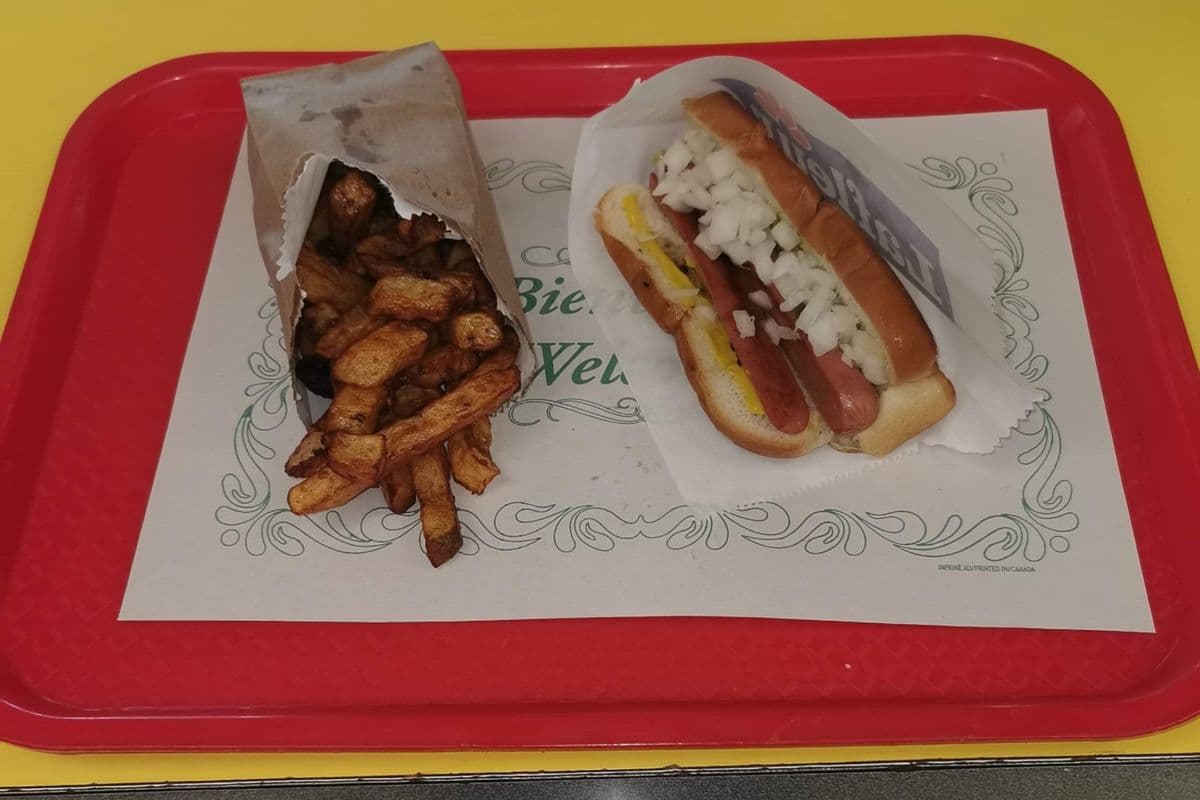 Hot- dog rôti garni / Roasted Hot Dog With Stuffing