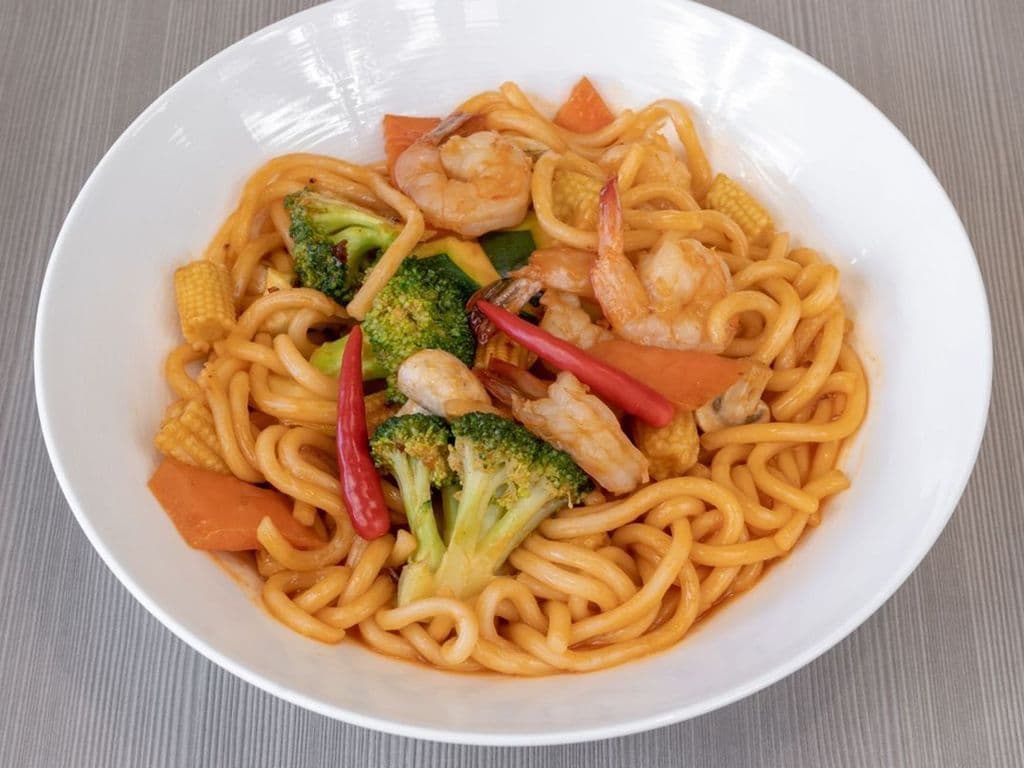S2. Shrimp Szechuan U-Don