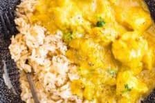 (GF) Curry Chicken Fried Rice