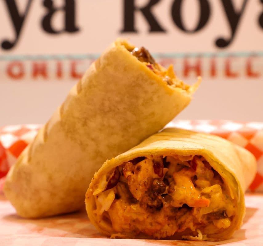 Chicken Suya Shawarma