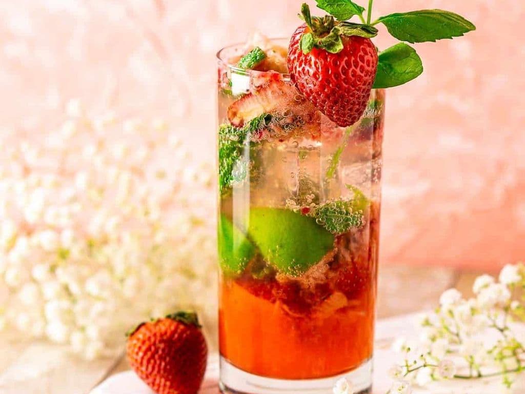 Strawberry Virgin Mojito