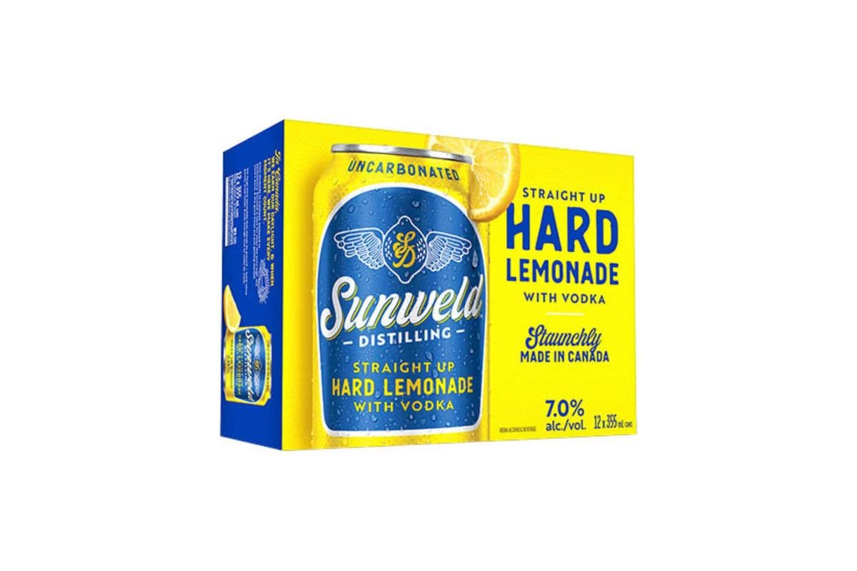 Sunweld Hard Lemonade (12 Cans) (1 x 12x355ML)