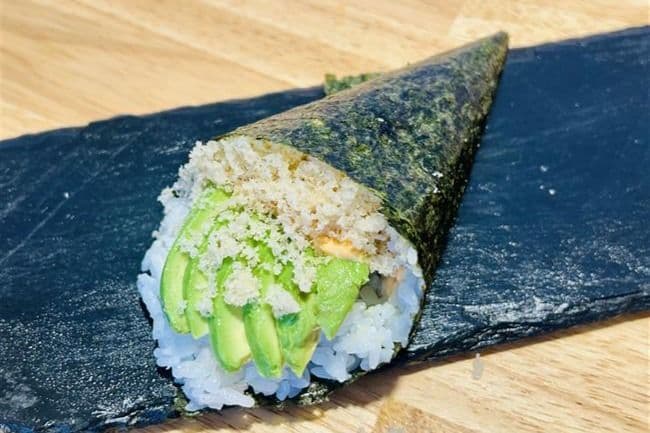 23. Spicy Avocado Hand Roll