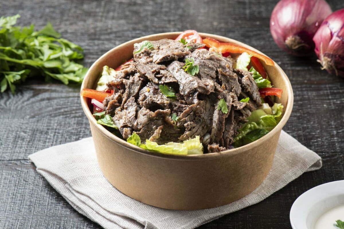 Beef Shawarma Salad Bowl