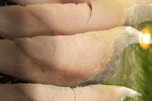 S11. Mackerel Sashimi (6 pcs)