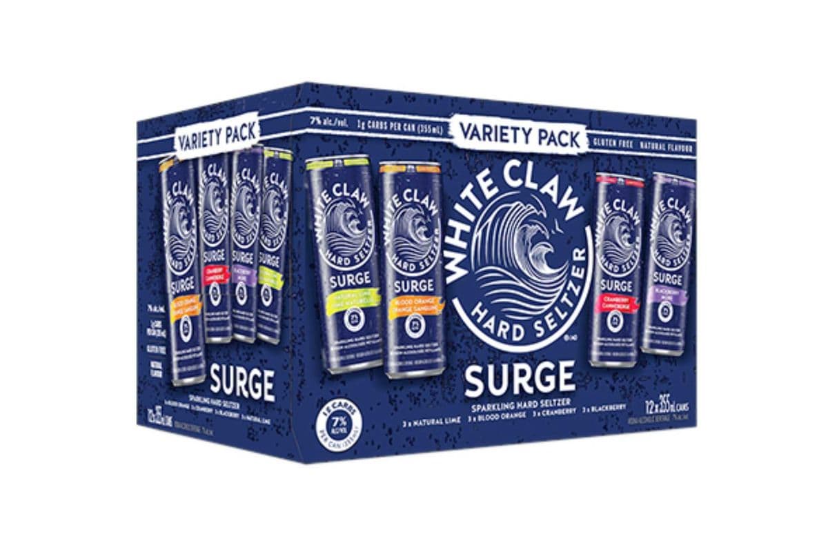 WHITE CLAW SURGE VARIETY PACK (12 x 355ML)