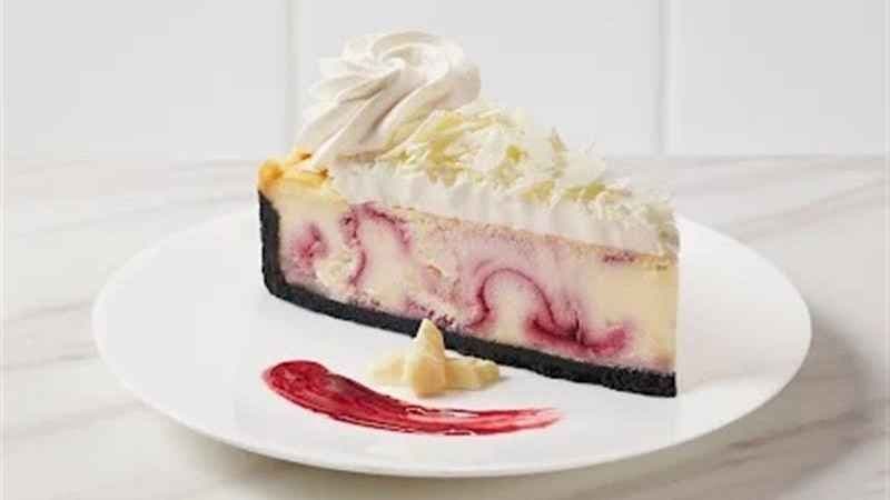 White Chocolate Raspberry Cheesecake
