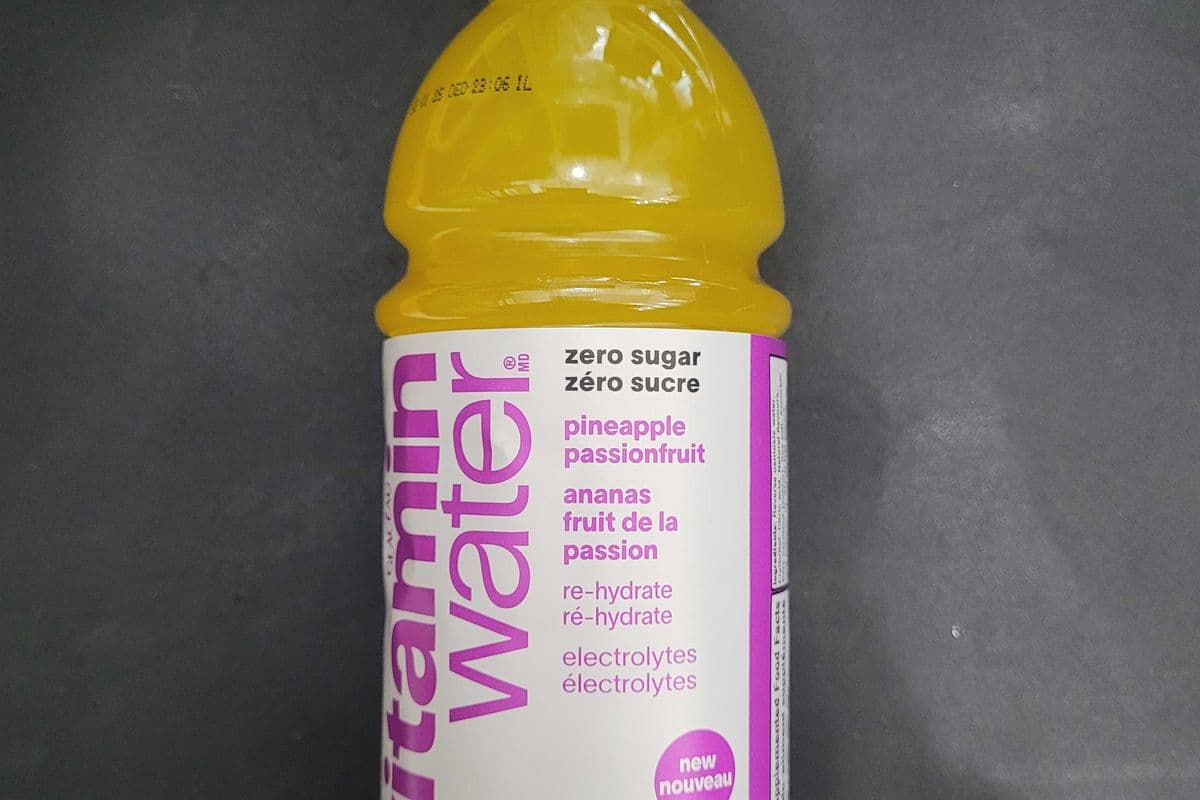 Vitamin water zéro sucr ananas fruit de la passion / zero sugar pineapple passionfruit