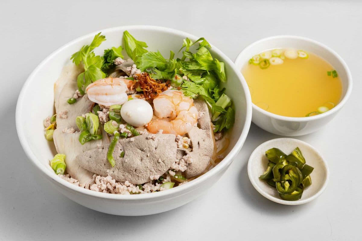 25. Cambodian-Style Clear Noodle or Egg Noodle Soup