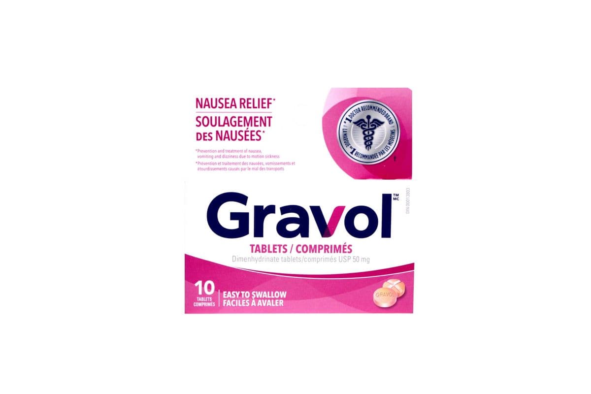 Gravol Nausea Relief (8 Tablets)