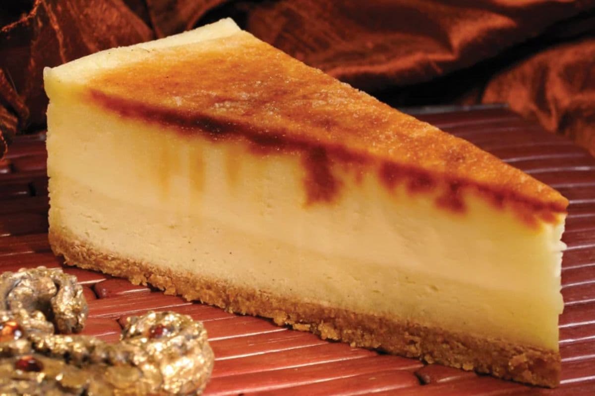 Creme Brûlée Cheesecake Slice
