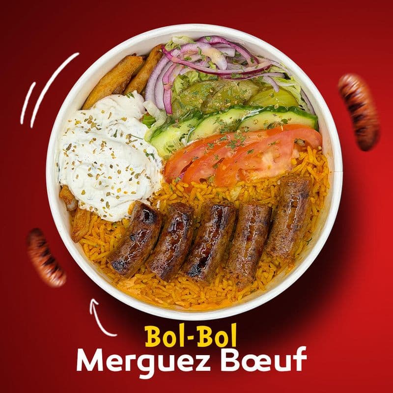 Bol-Bol Merguez Boeuf / Merguez Beef Bowl