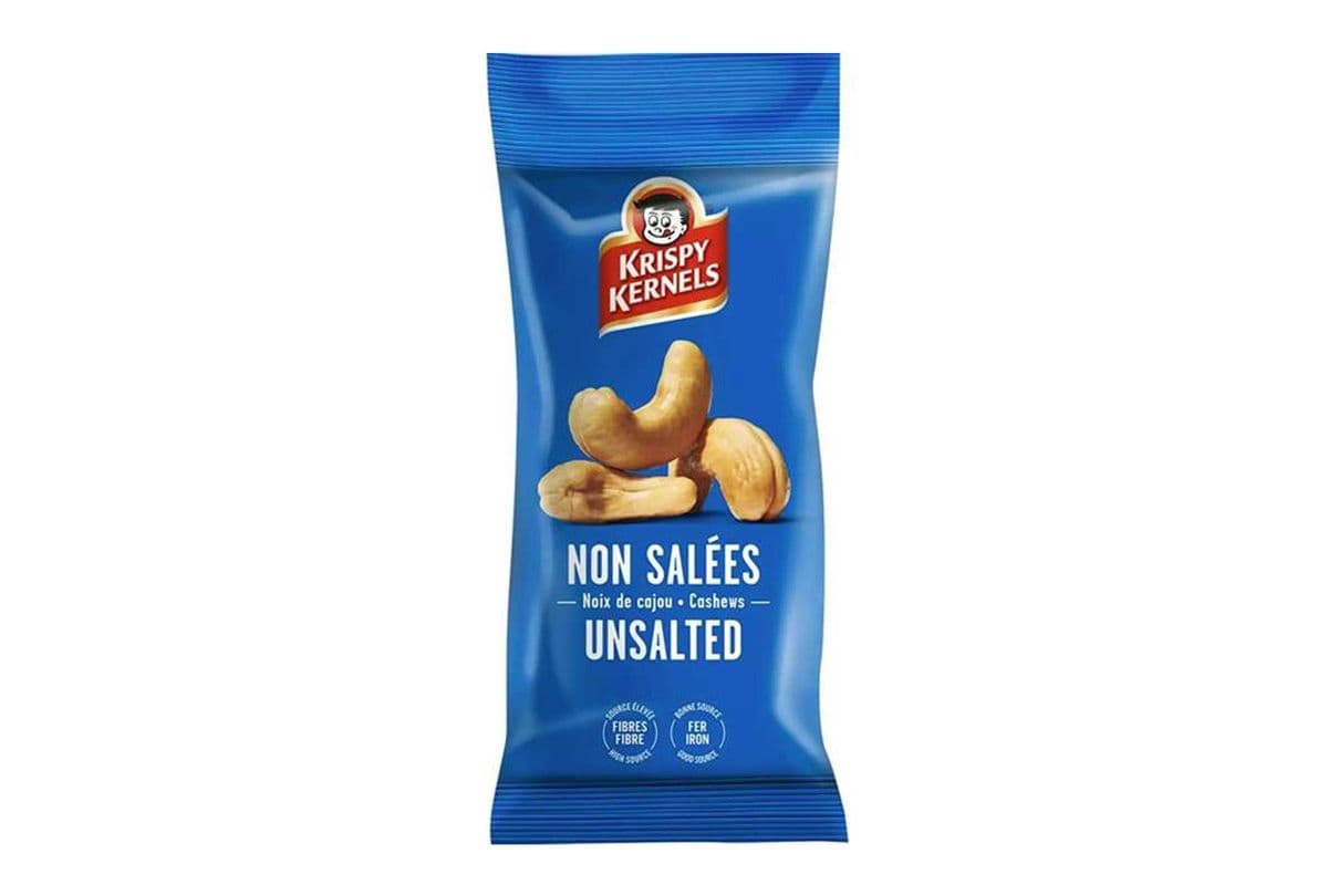 Krispy Kernels Unsalted Cashews 60g