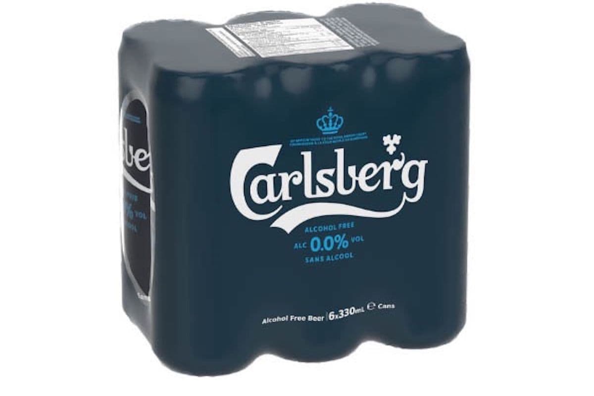 CARLSBERG 0.0% AFB 6X330 SLEEK CANS (330ML)