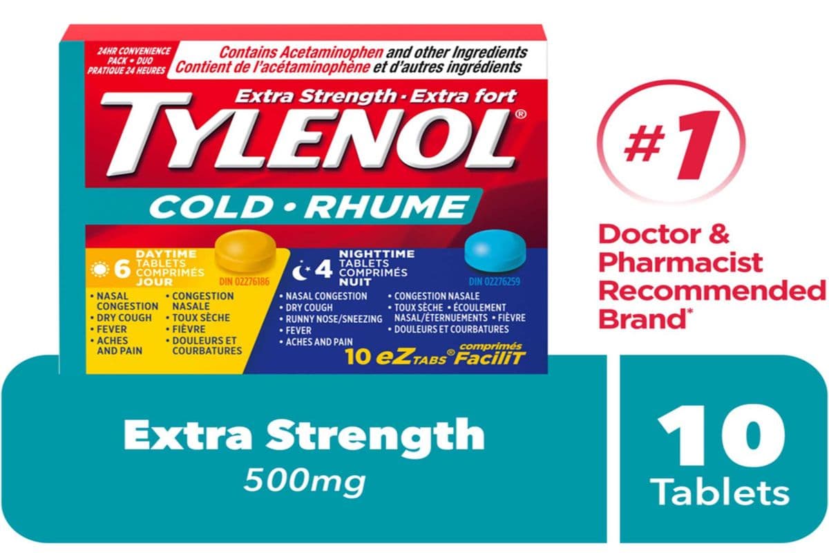 Tylenol Cold And Sinus (10 count)