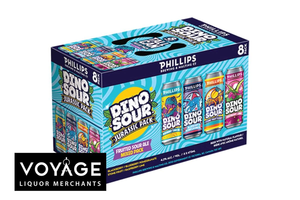 Phillips Jurassic Pack Dinosour Mixed (8 x 473 ml)