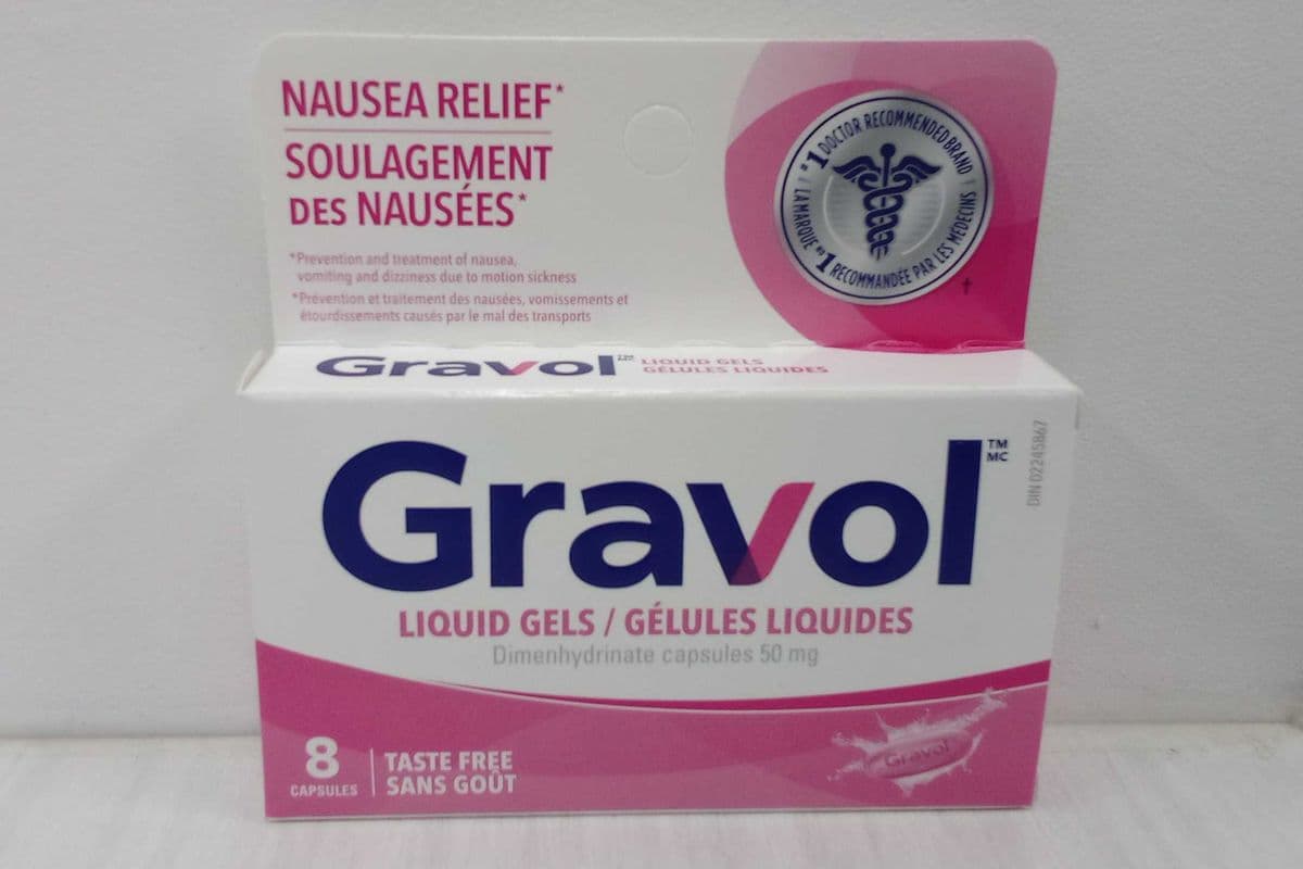 Gravol Adult Liquid Gels (8 Gel caps )