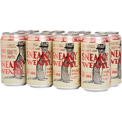 Balderdash Brewing Co. Sneaky Weasel, 8 x 355 ml
