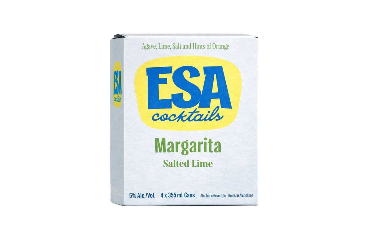 ESA Cocktails Salted Lime Margarita-4PK (4 x 355ml)