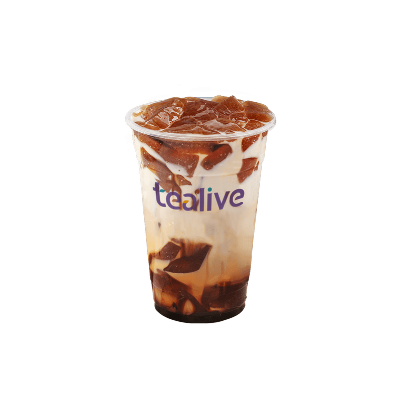 HOT Caramel Jelly Roasted Oolong Milk Tea