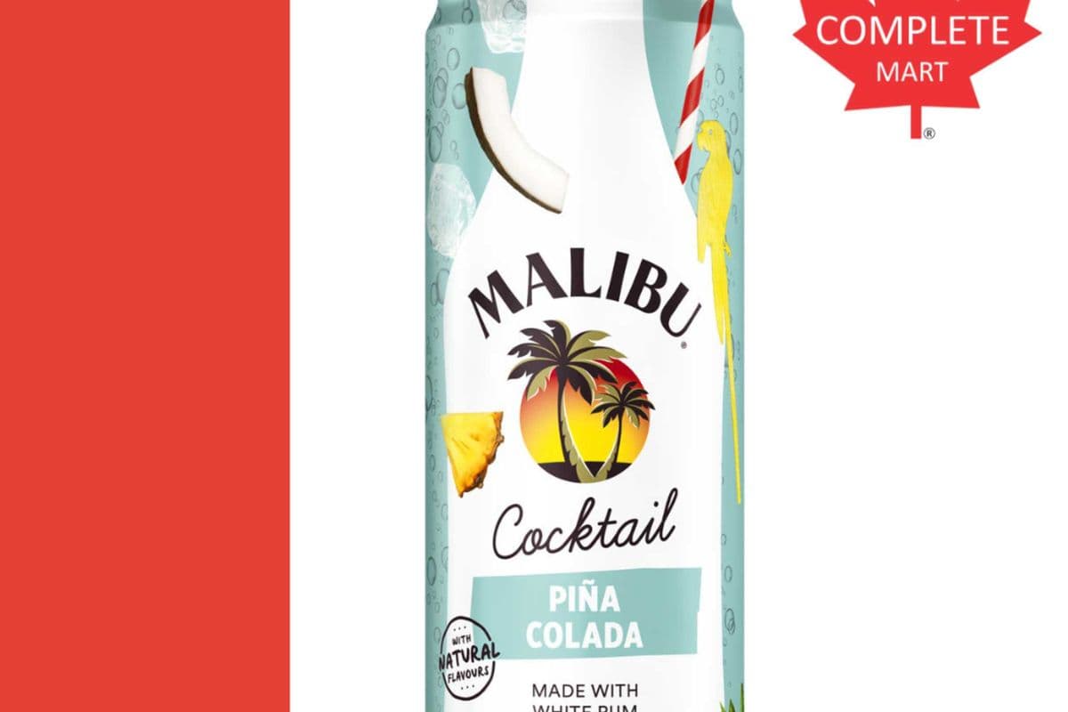 MALIBU PINA COLADA COCKTAIL 355ML (1 x 355ML)