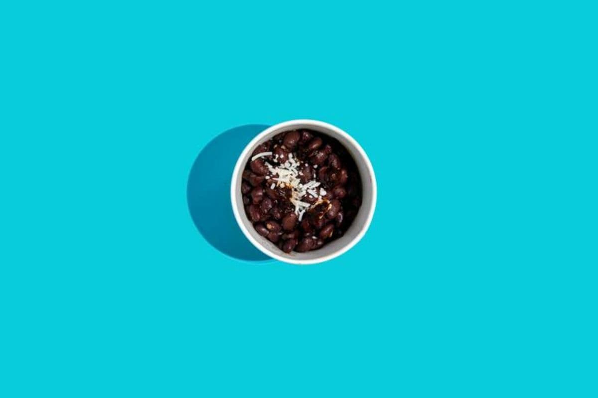 Personal Size Black Beans -V
