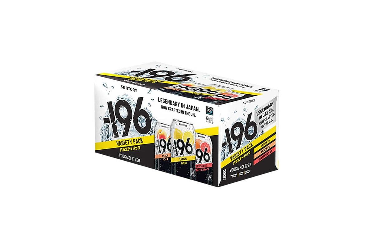 Suntory -196 Vodka Soda Variety Pack (8 Cans) (1 x 8x355ML)