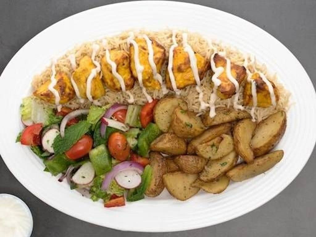 Chicken Shish Tawook Plate