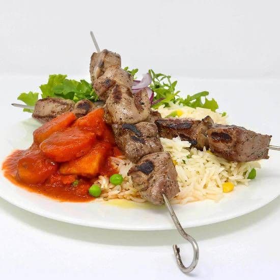Lunch Platter - Lamb Kebab