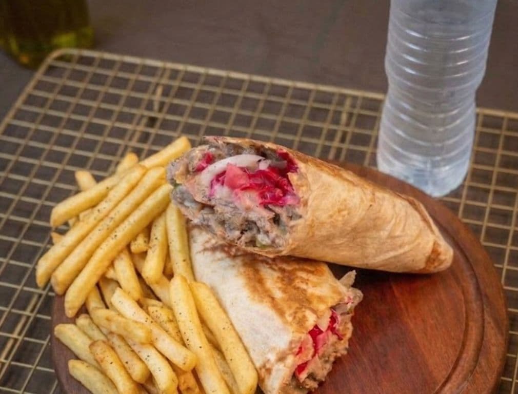 BEEF SHAWARMA WRAP COMBO