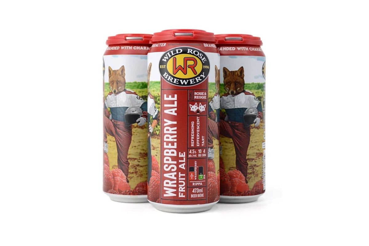 Wild Rose Wraspberry Ale Fruit Ale (4-Pack) (4 x 473 ml)
