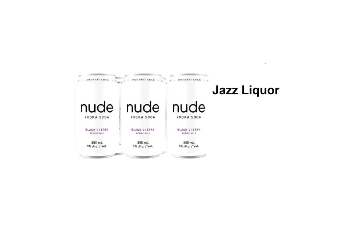 NUDE VODKA SODA BLACK CHERRY 6 CANS (1 x 6x355ML)