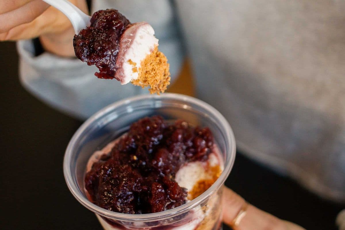 Blueberry Cheese Cake Parfait