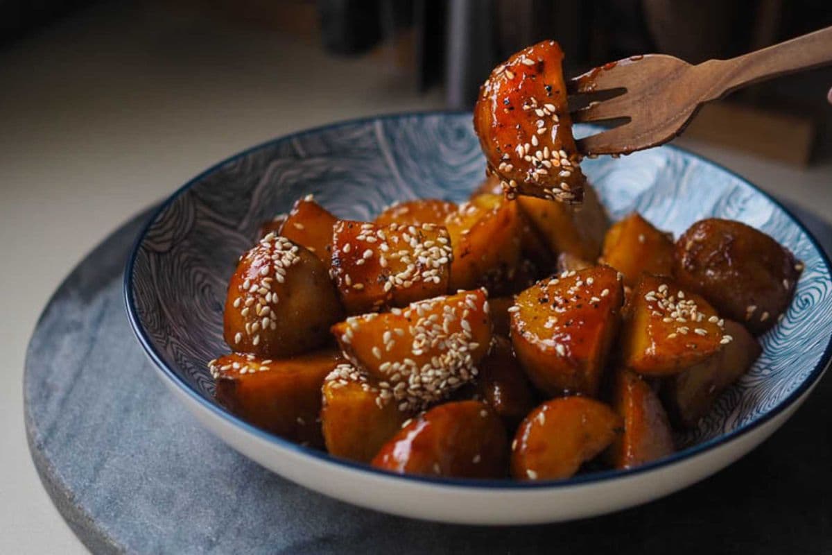 Sweet Glazed Potatoes