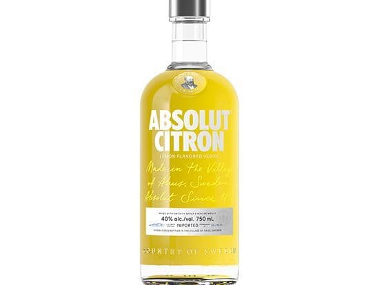 Absolut Citron, 750mL vodka (40.0% ABV)