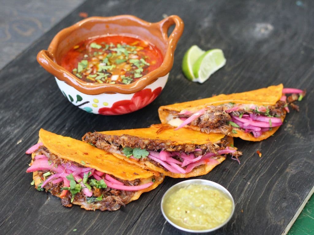 Beef Birria Tacos with Consomé