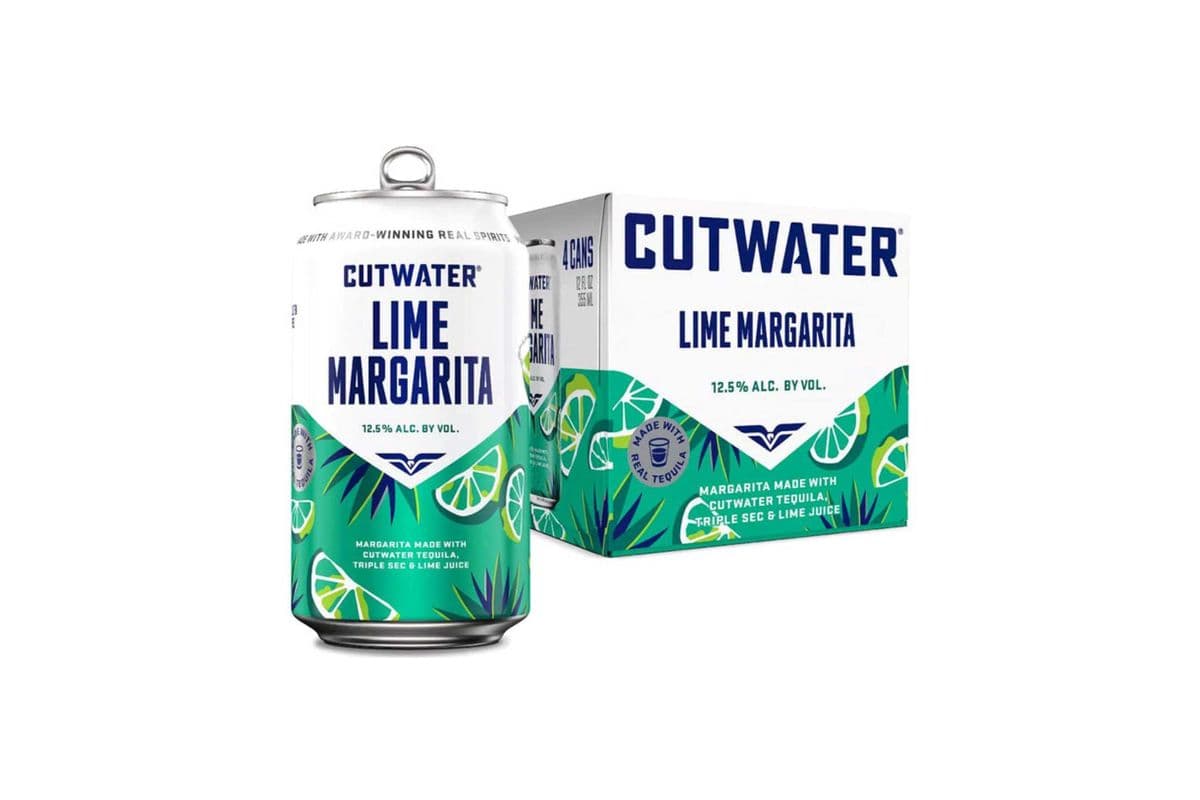 Cut Water Tequila Margarita (4 Cans) (4 x 355ml)