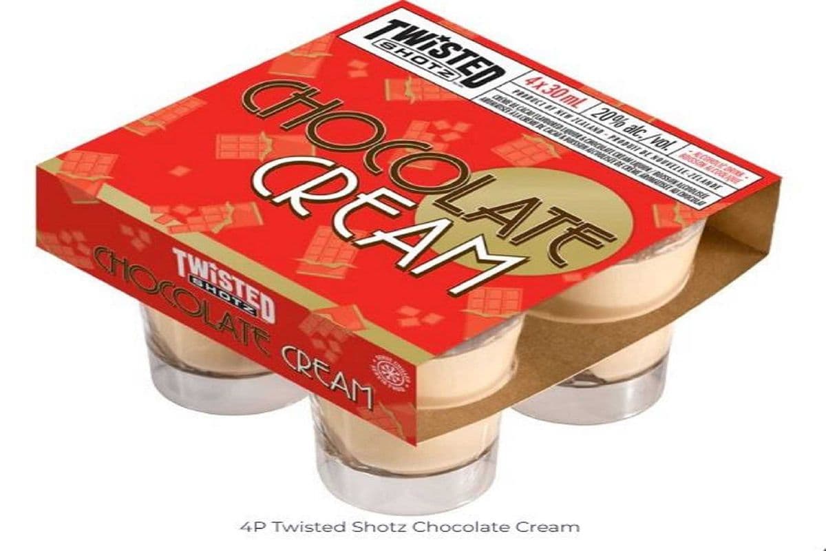 TWISTED SHOTZ CHOCOLATE CREAM (4 x 30 ML)
