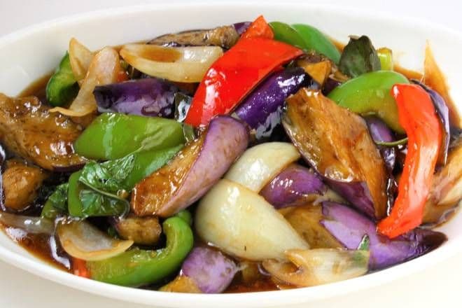 Spicy Eggplant Stir-Fry