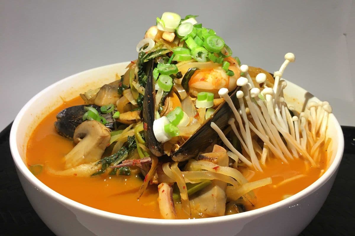 Spicy Seafood Udon