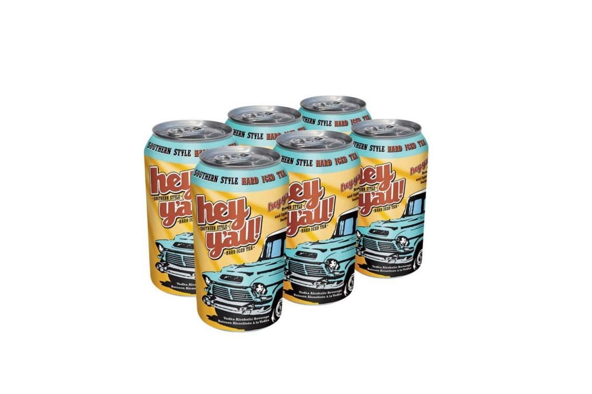 Hey Yall Hard Iced Tea (6 x 341 ml Can)